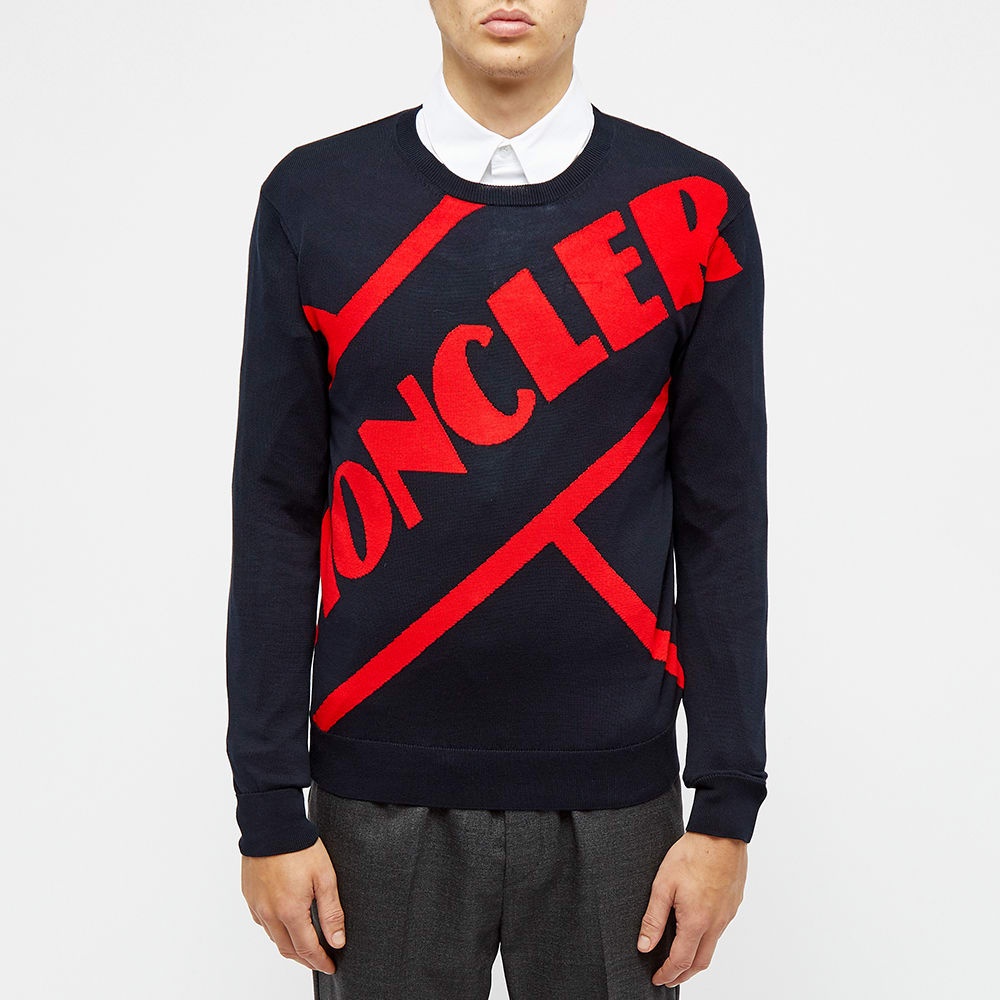 Moncler Intarsia Logo Crew Knit - 4