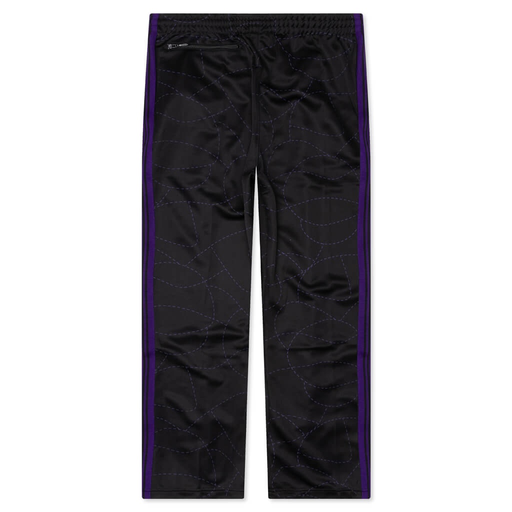 NEEDLES X DC SHOES TRACK PANT POLY SMOOTH - BLACK - 2