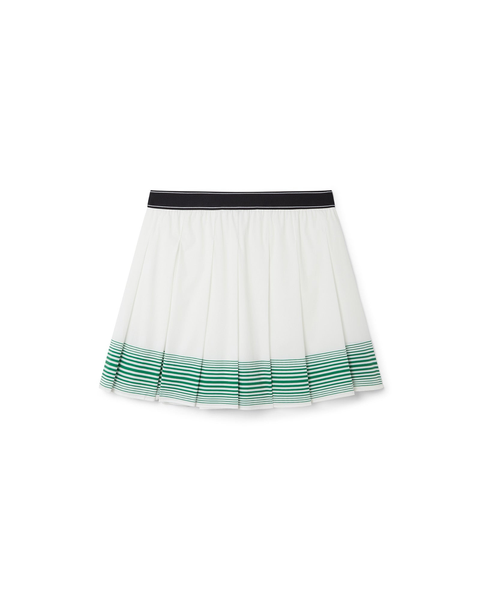 Striped Pleated Skirt - 2