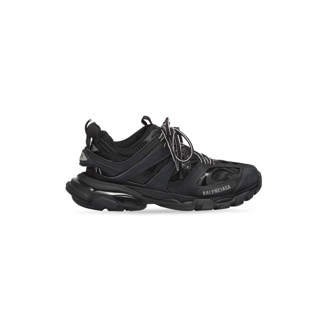 Women's Track Sneaker in Black - 1