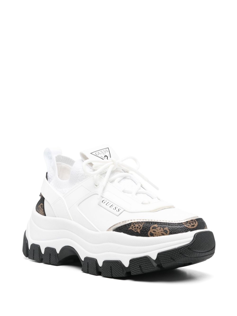 logo-panelled sneakers - 2