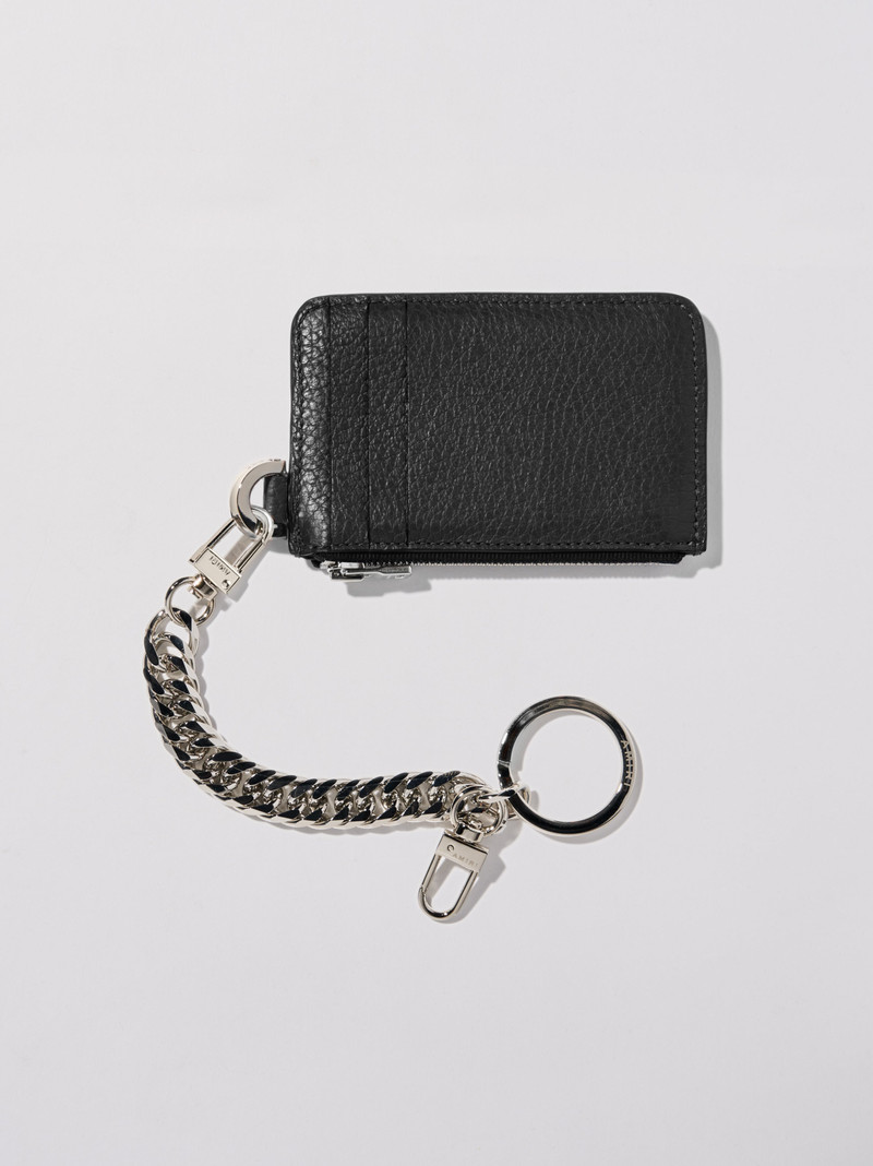 PEBBLED LOGO CHAIN WALLET 3