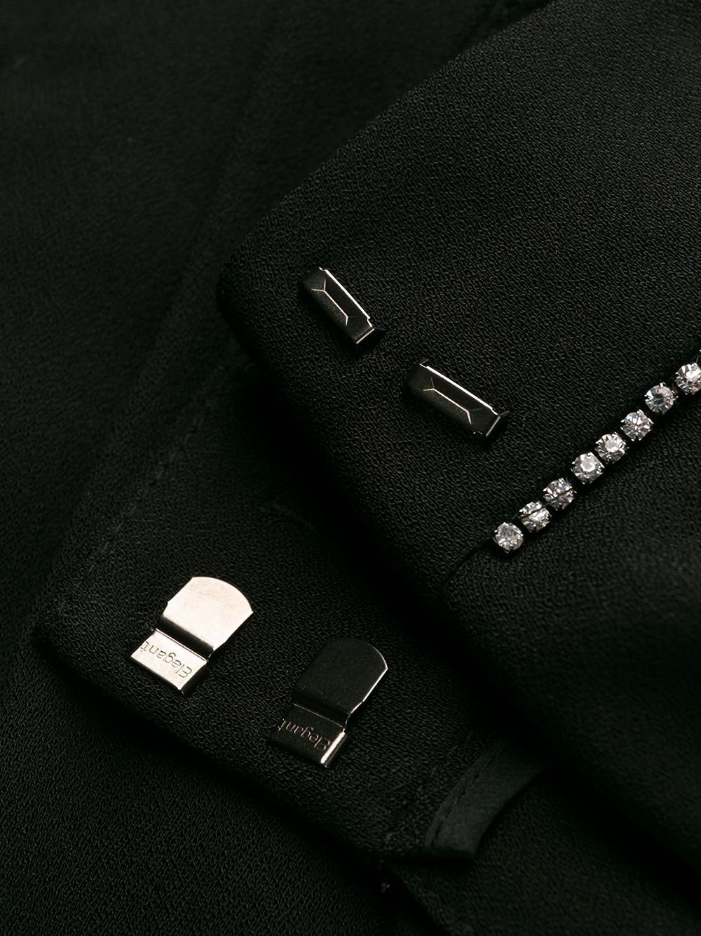 crystal embellished trousers - 7