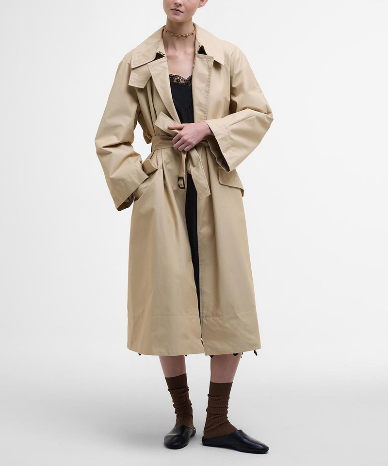 Barbour x The Edit by Alexa Chung Harley Showerproof Trench Coat outlook