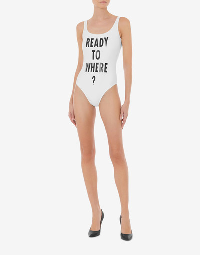 Moschino READY TO WHERE? ONE-PIECE SWIMSUIT outlook