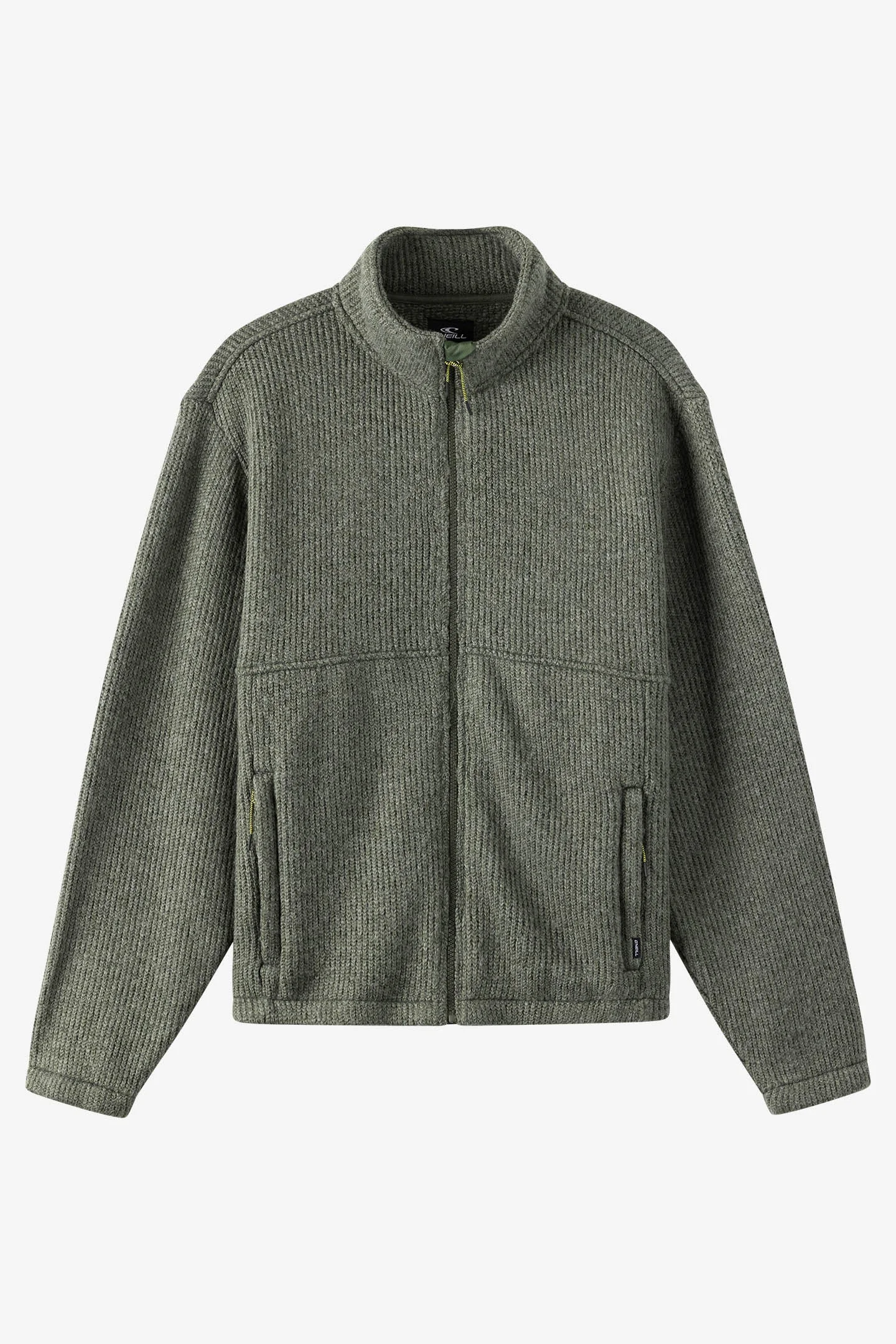 Mock Neck Zip Fleece Jacket - 1