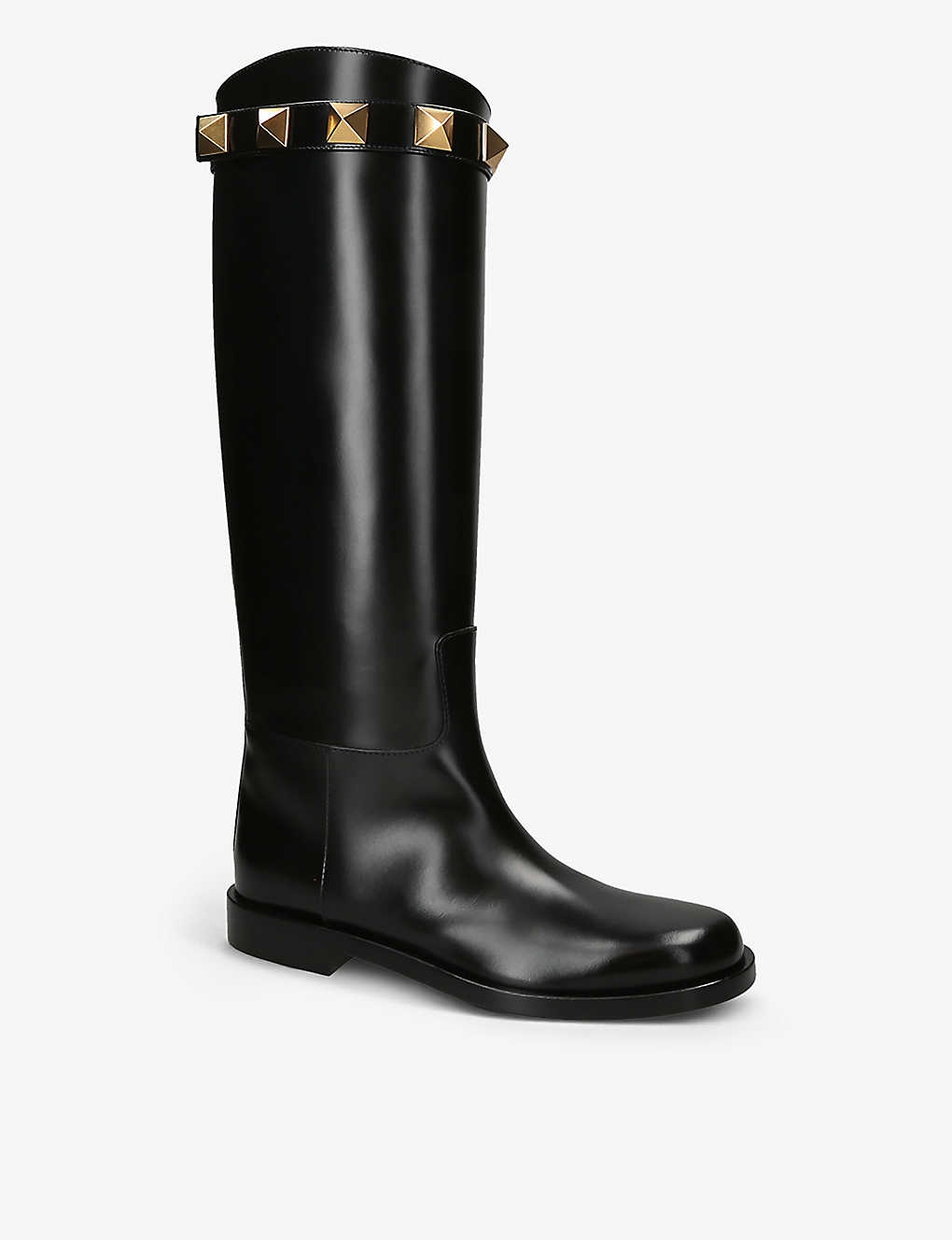 Roman Stud leather knee-high boots - 2