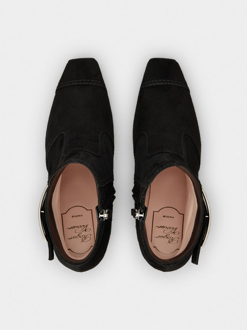 Trompette Booties in suede 6