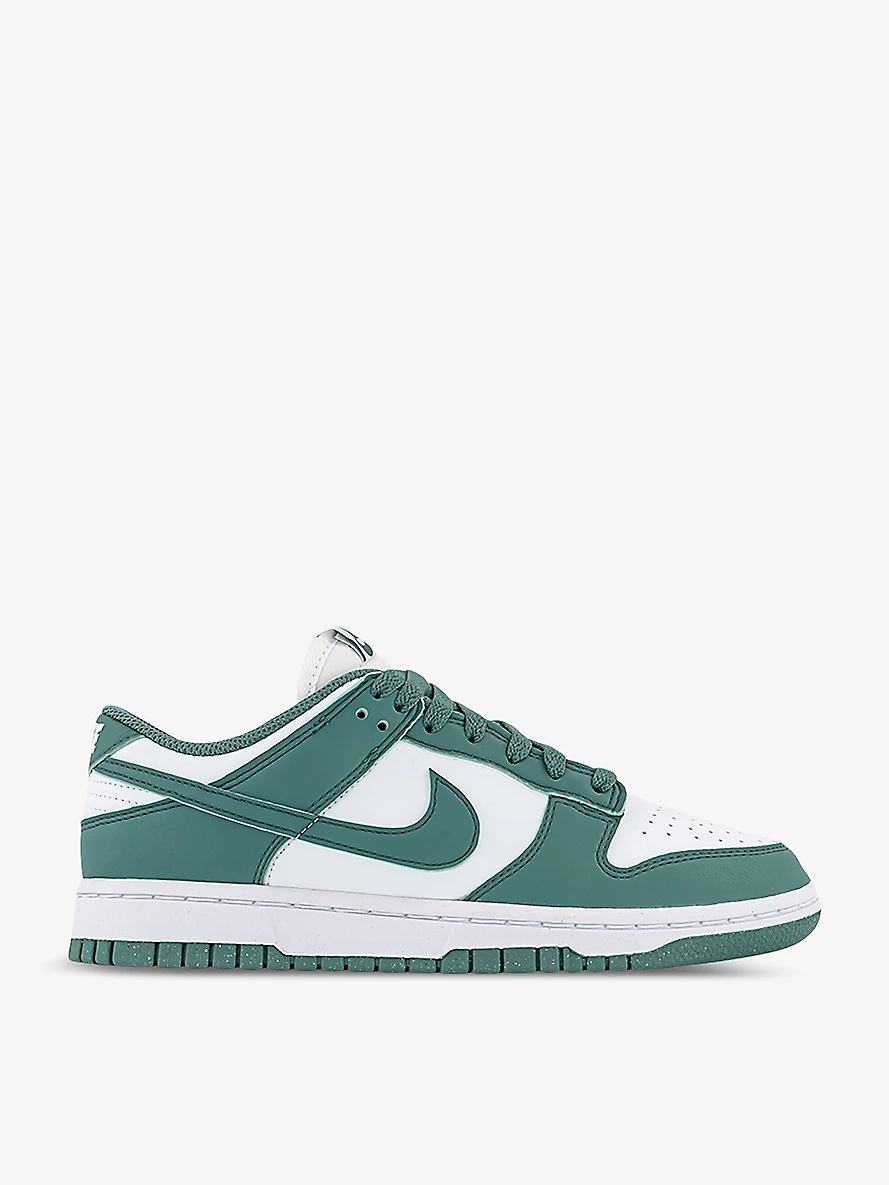 Dunk Low panelled leather low-top trainers - 1