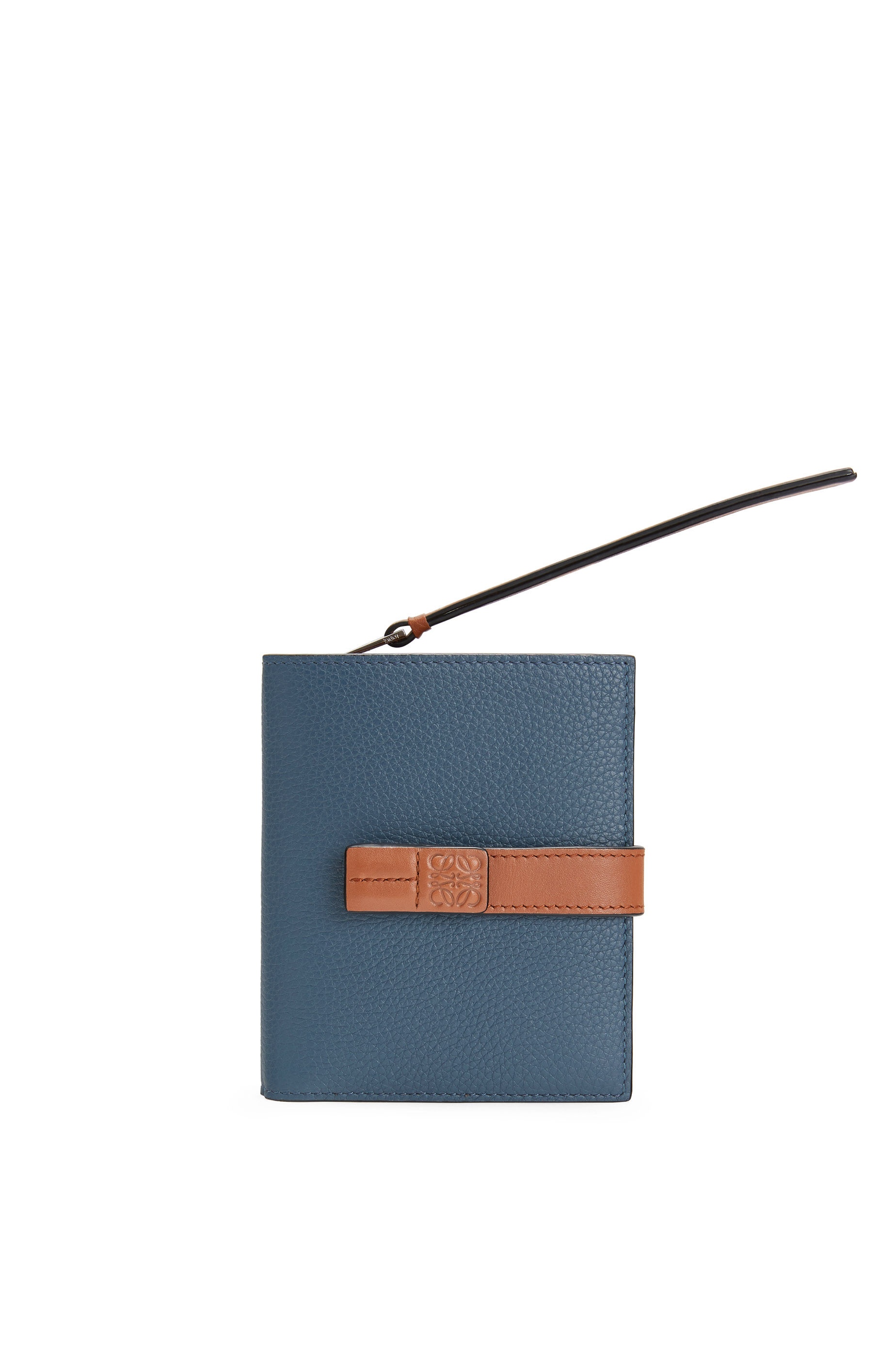 Compact zip wallet in soft grained calfskin - 5