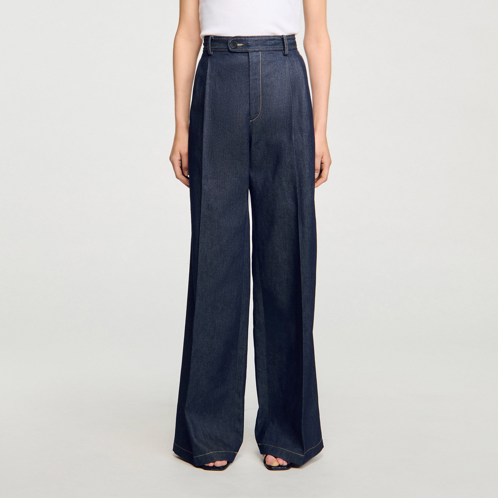 DENIM SUIT TROUSERS - 4