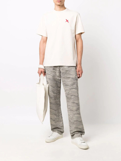 Axel Arigato embroidered-logo organic-cotton T-Shirt outlook