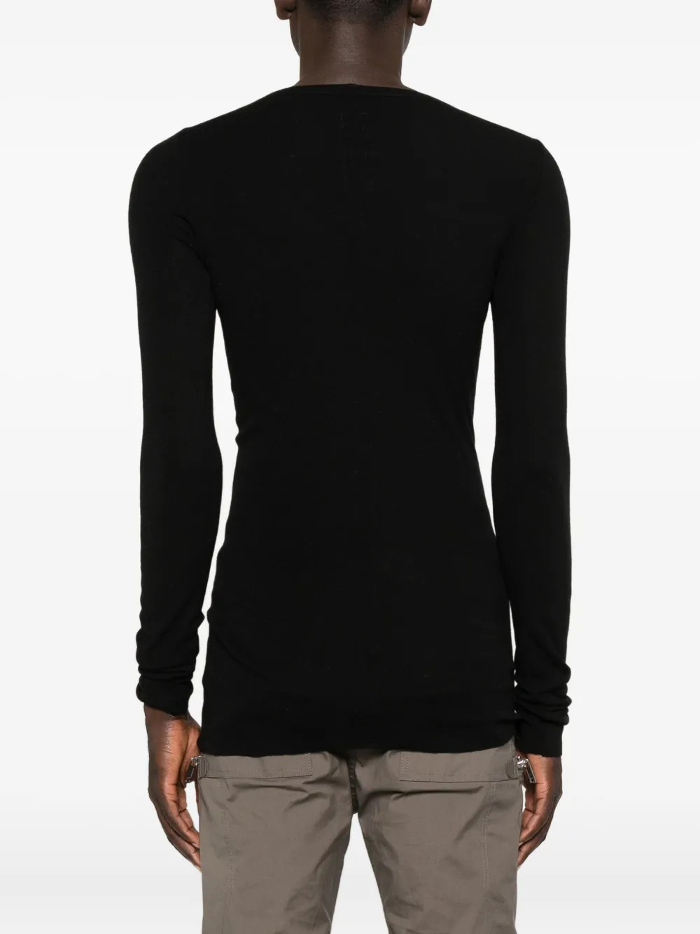 RICK OWENS - Men Rib LS T-Shirt - 2
