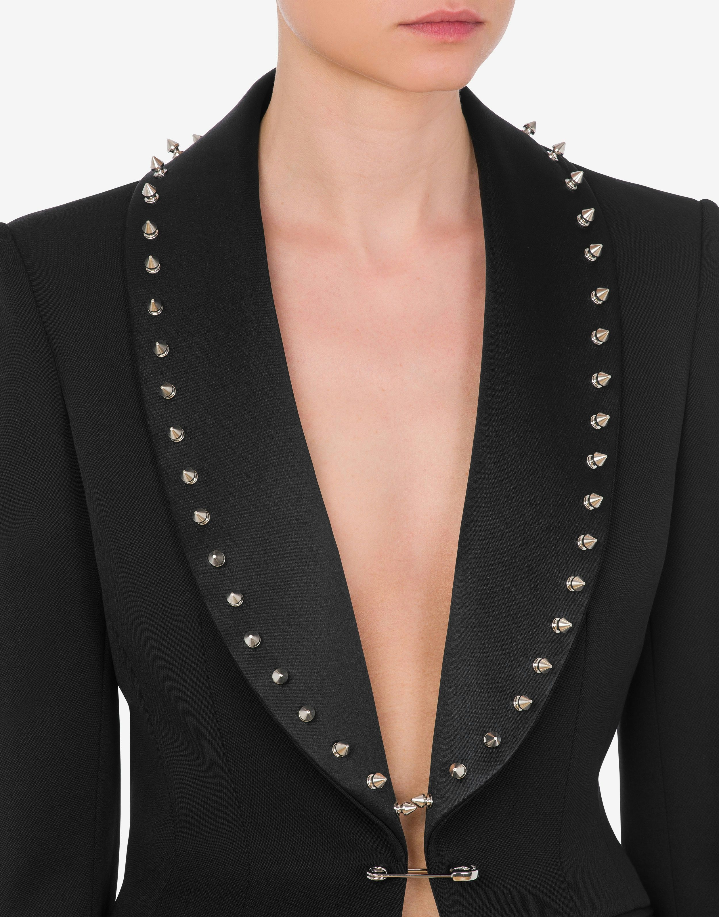 PUNK COUTURE GABARDINE JACKET WITH STUDS - 4