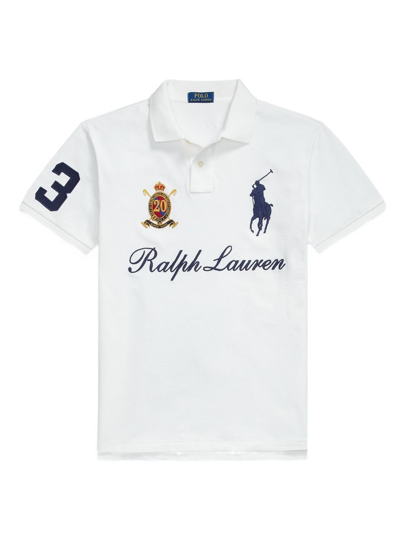 appliqué polo shirt 1