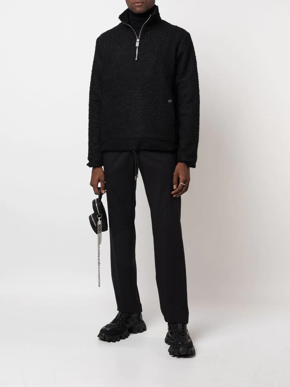 Elevated half-zip sweater - 2