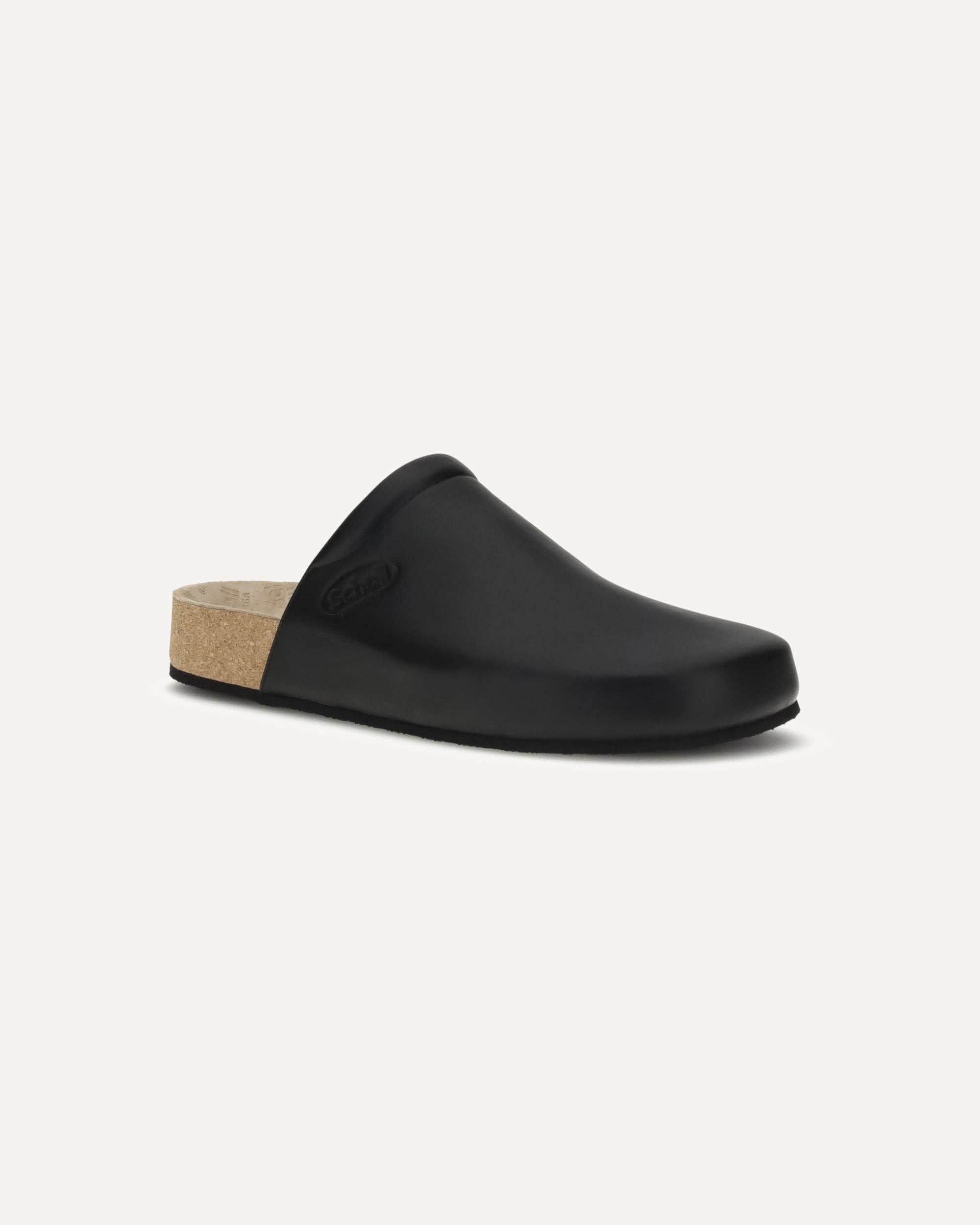 Leather Mules with cork insole - 2