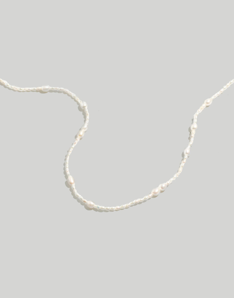 Mixed Pearl Beaded Choker Necklace 1