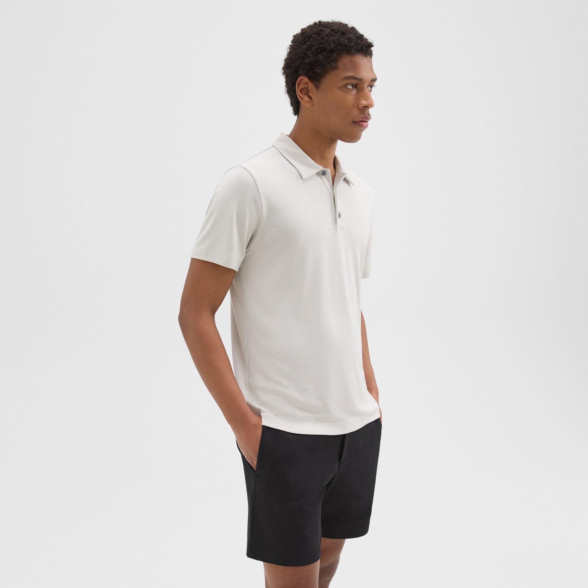 Bron Polo Shirt in Anemone Modal Jersey - 3