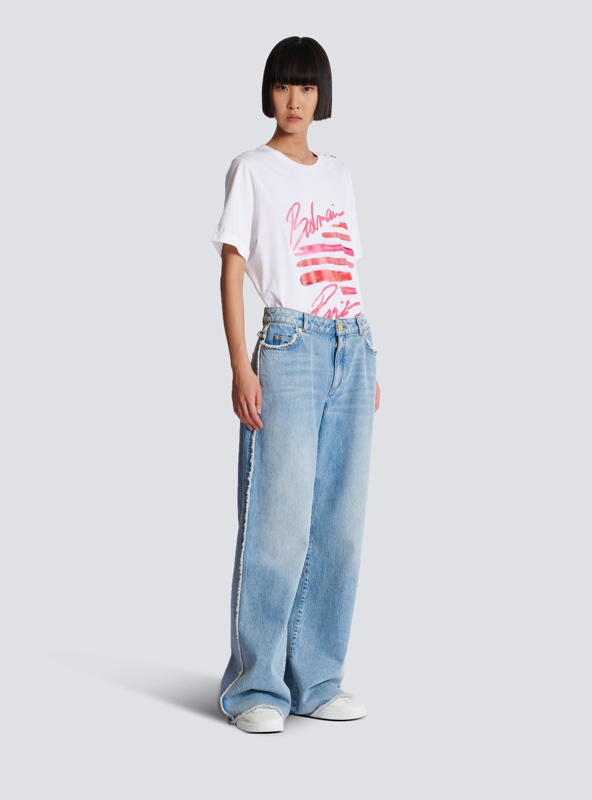 Straight-leg denim jeans - 3