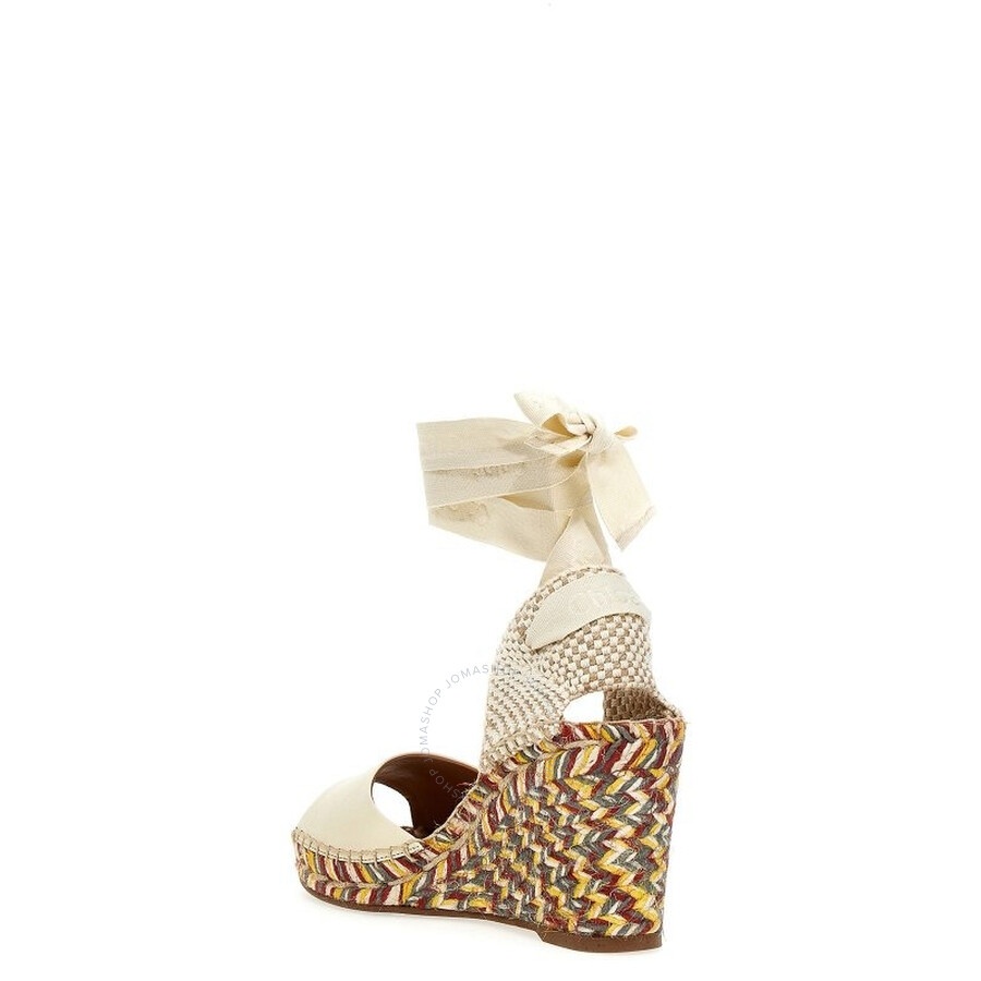 Chloe Piia Ankle-Wrap Wedge Sandals - 2