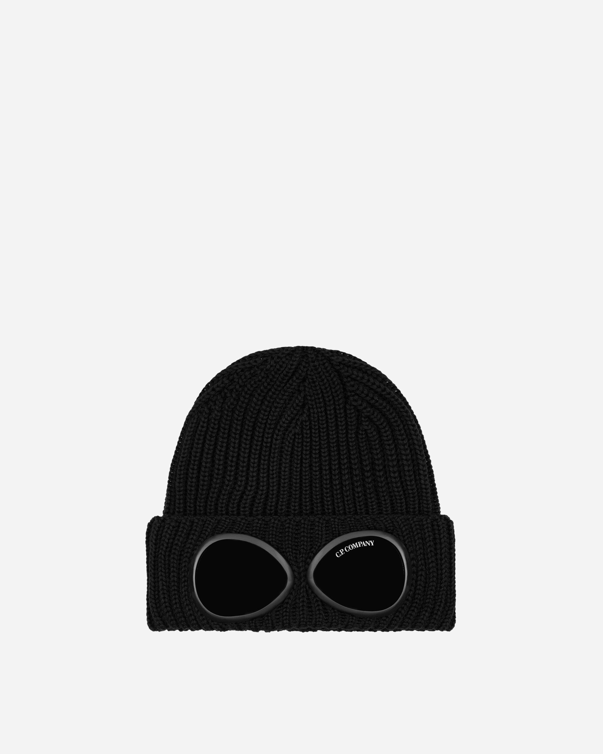 Extra Fine Merino Wool Goggle Beanie Black - 1