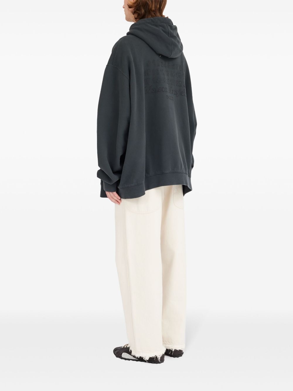 zipped drawstring hoodie - 5