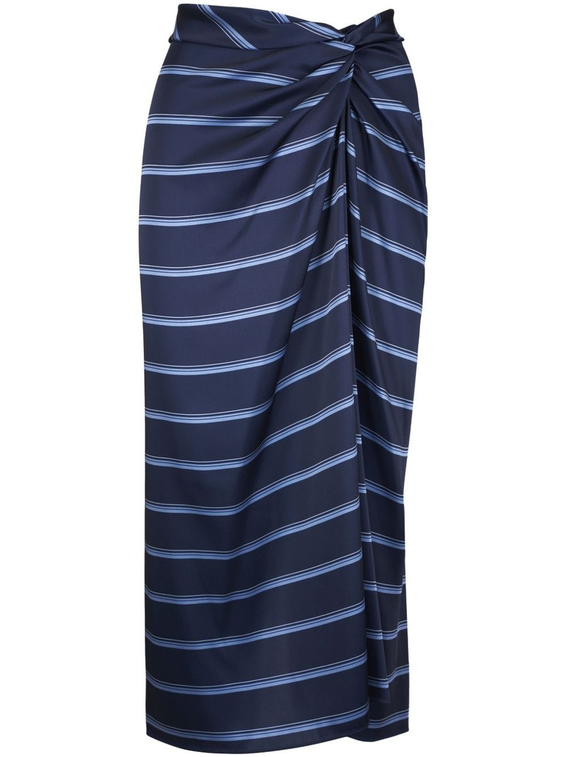 twist-detailing skirt - 1