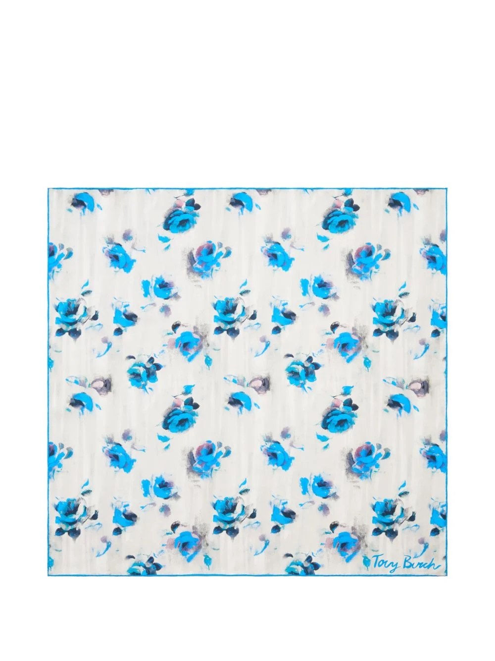 blue roses neckerchief - 1