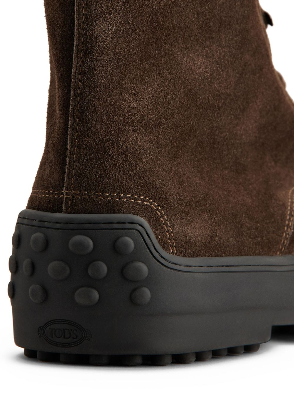 suede combat boots - 5