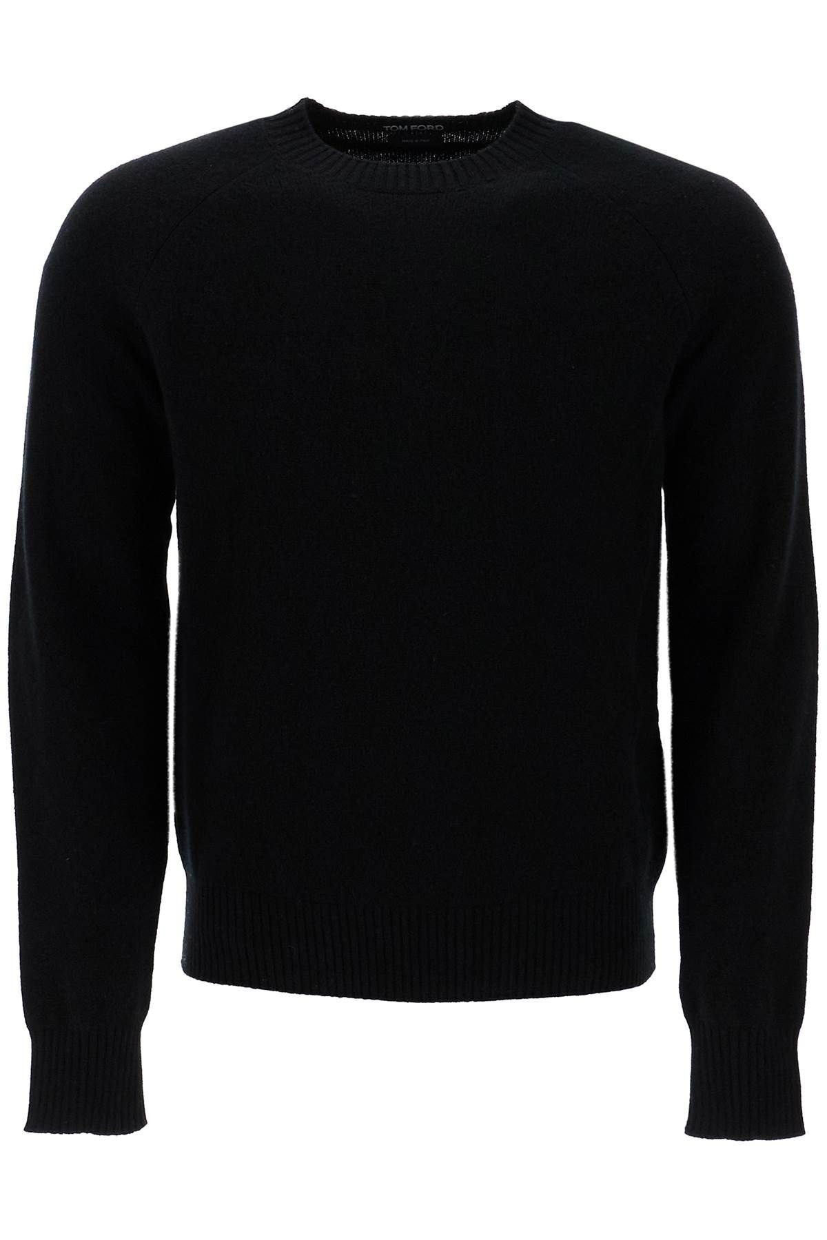 CREWNECK WOOL AND CASHMERE PUL - 1