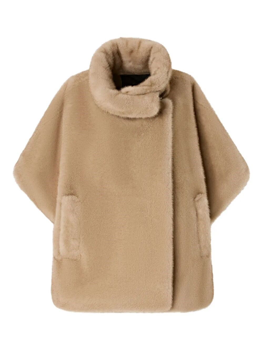 `Comodino` Faux Fur Cape - 1