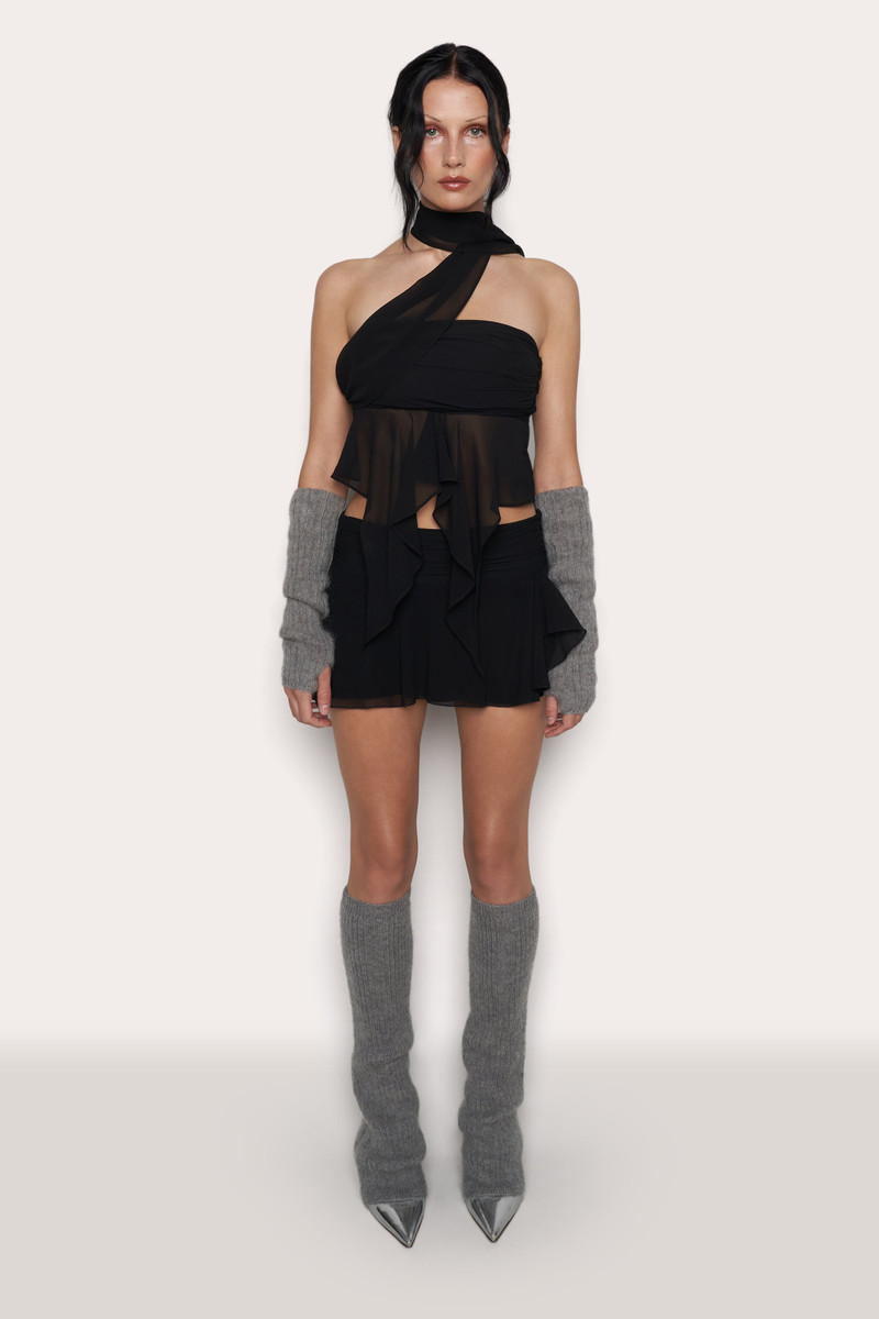 MOHAIR RIB LEG WARMERS 3