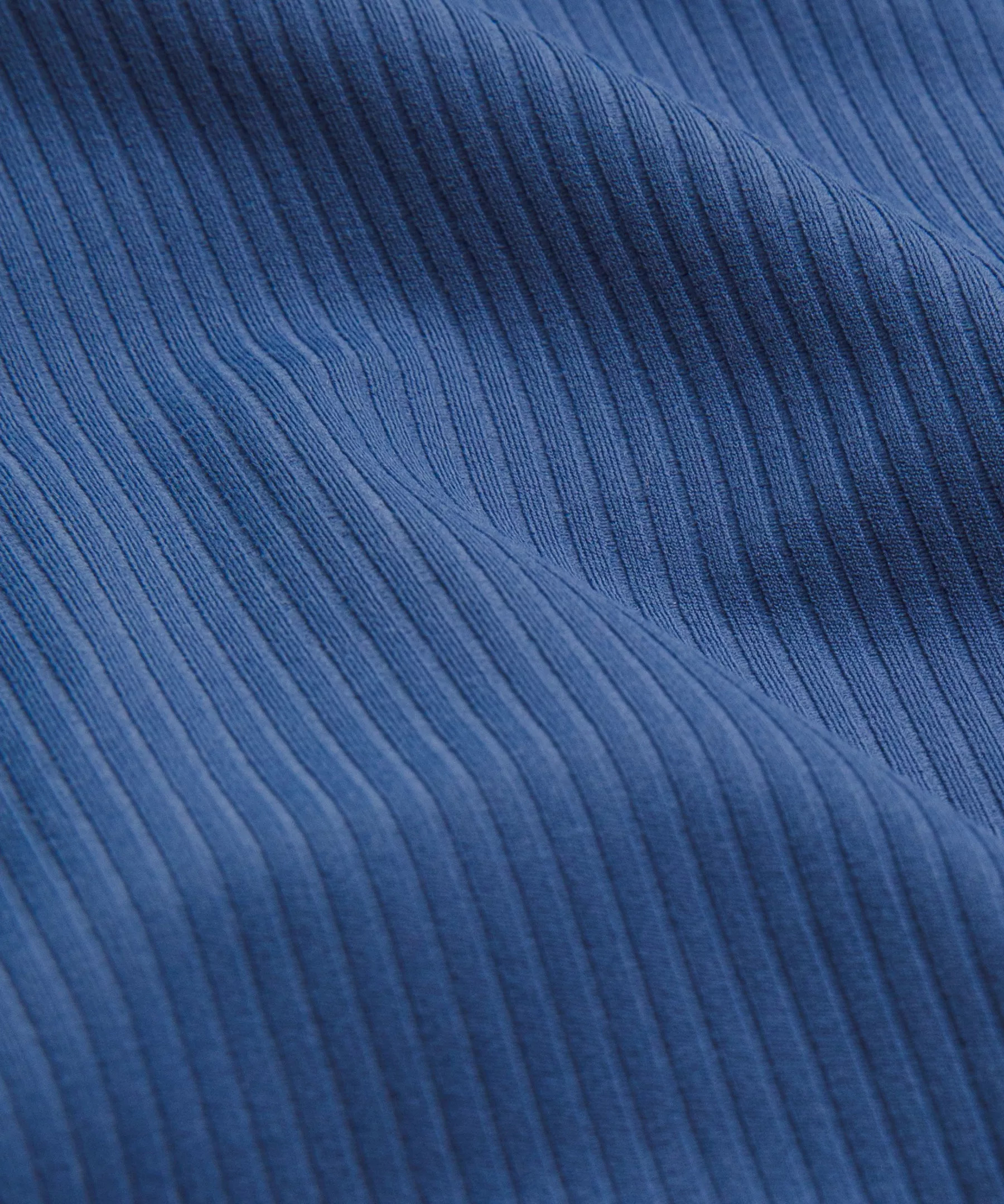 All Aligned Ribbed Long-Sleeve Henley Dress - 6