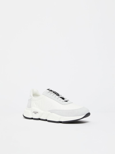 Max Mara CIGNOPV Nylon and leather running shoes outlook