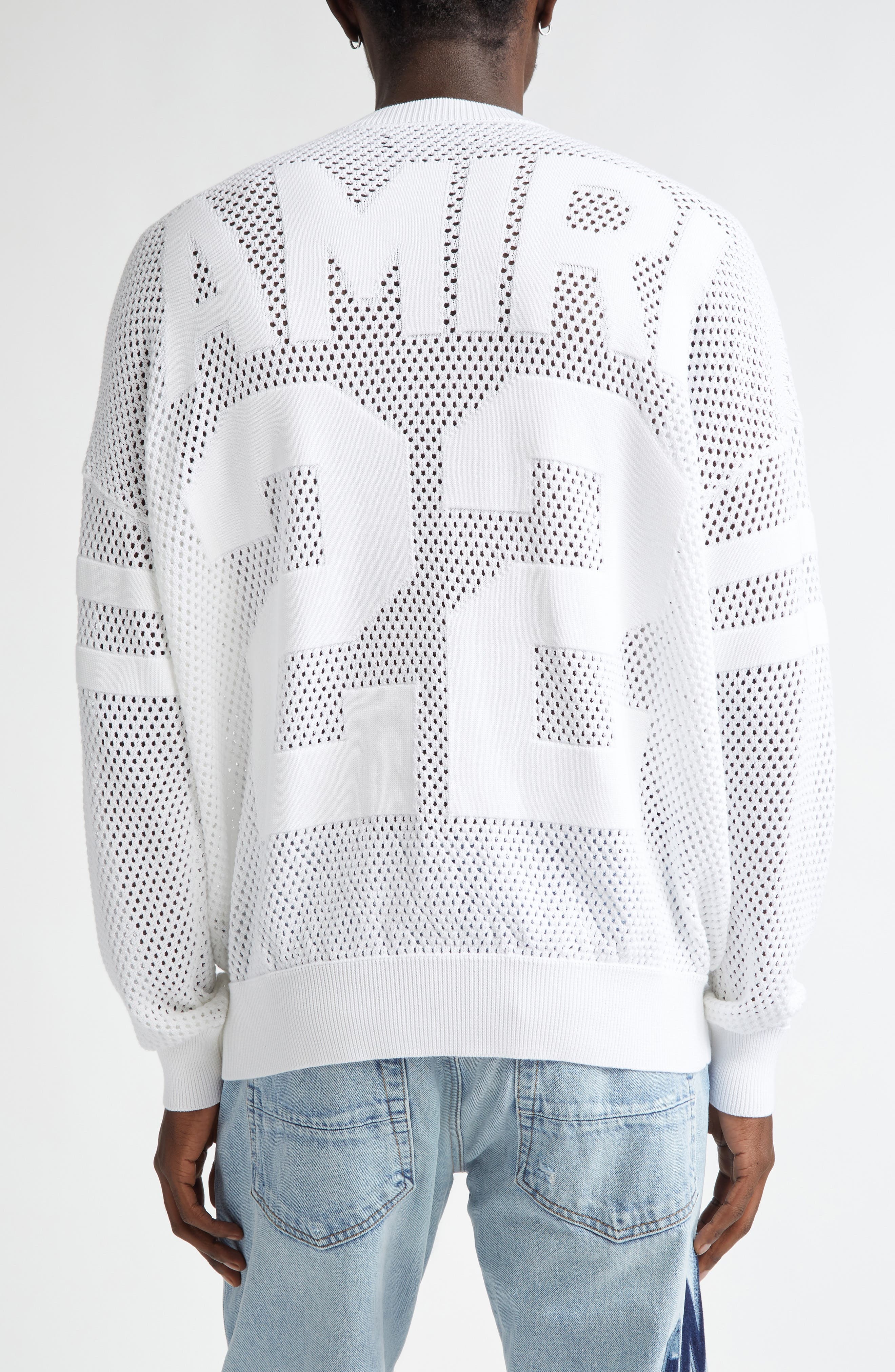 22 Crew Open Stitch Sweater - 3