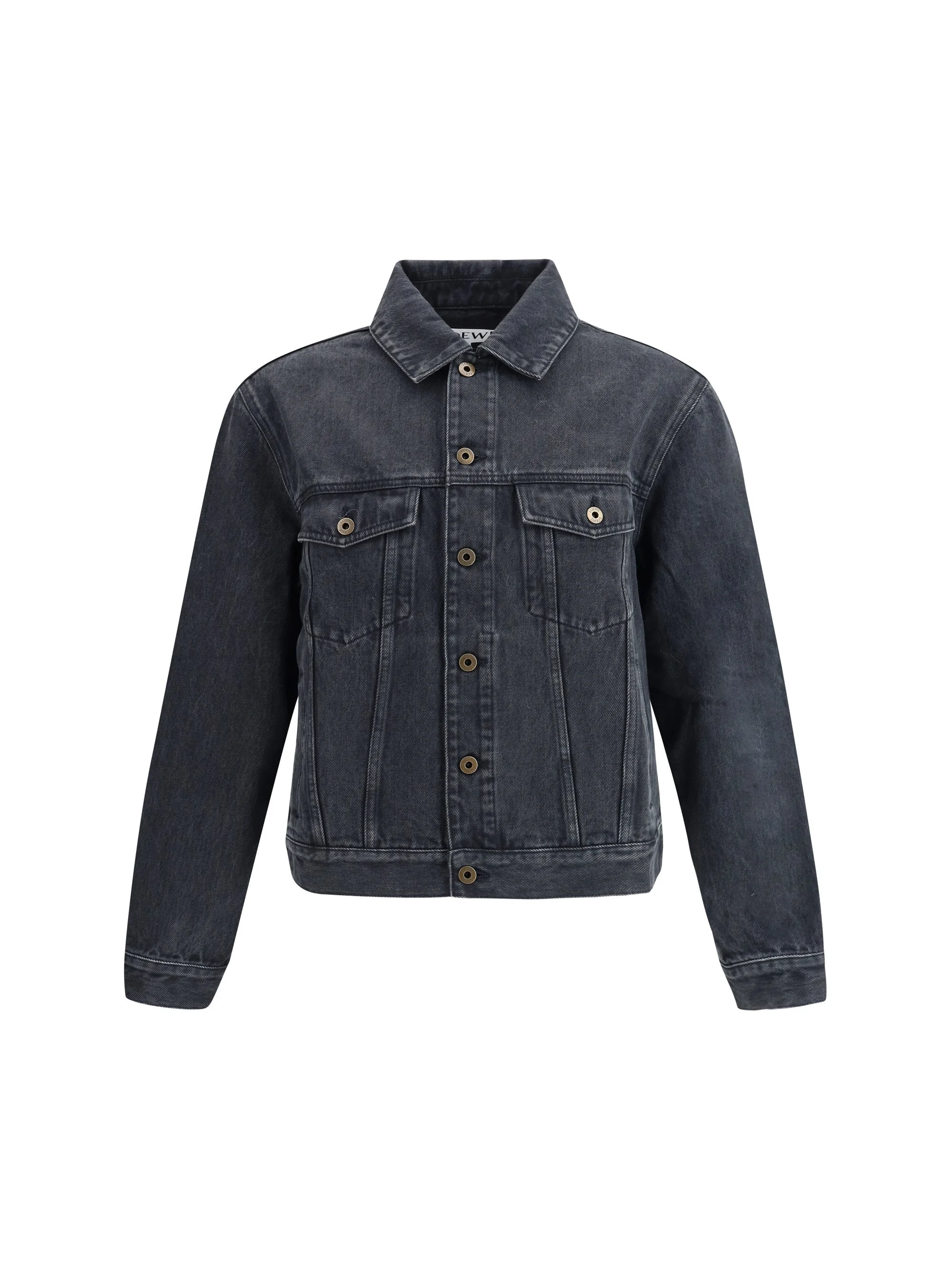 Loewe Men Anagram Denim Jacket - 1