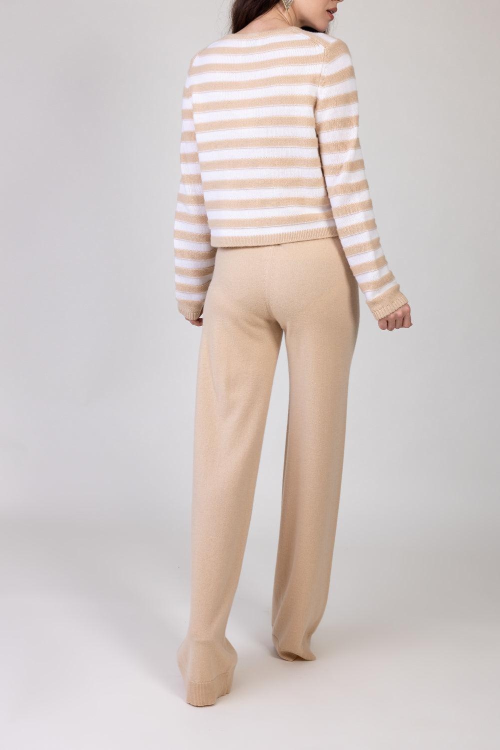 CREWNECK BUTTON-UP CARDIGAN - 4