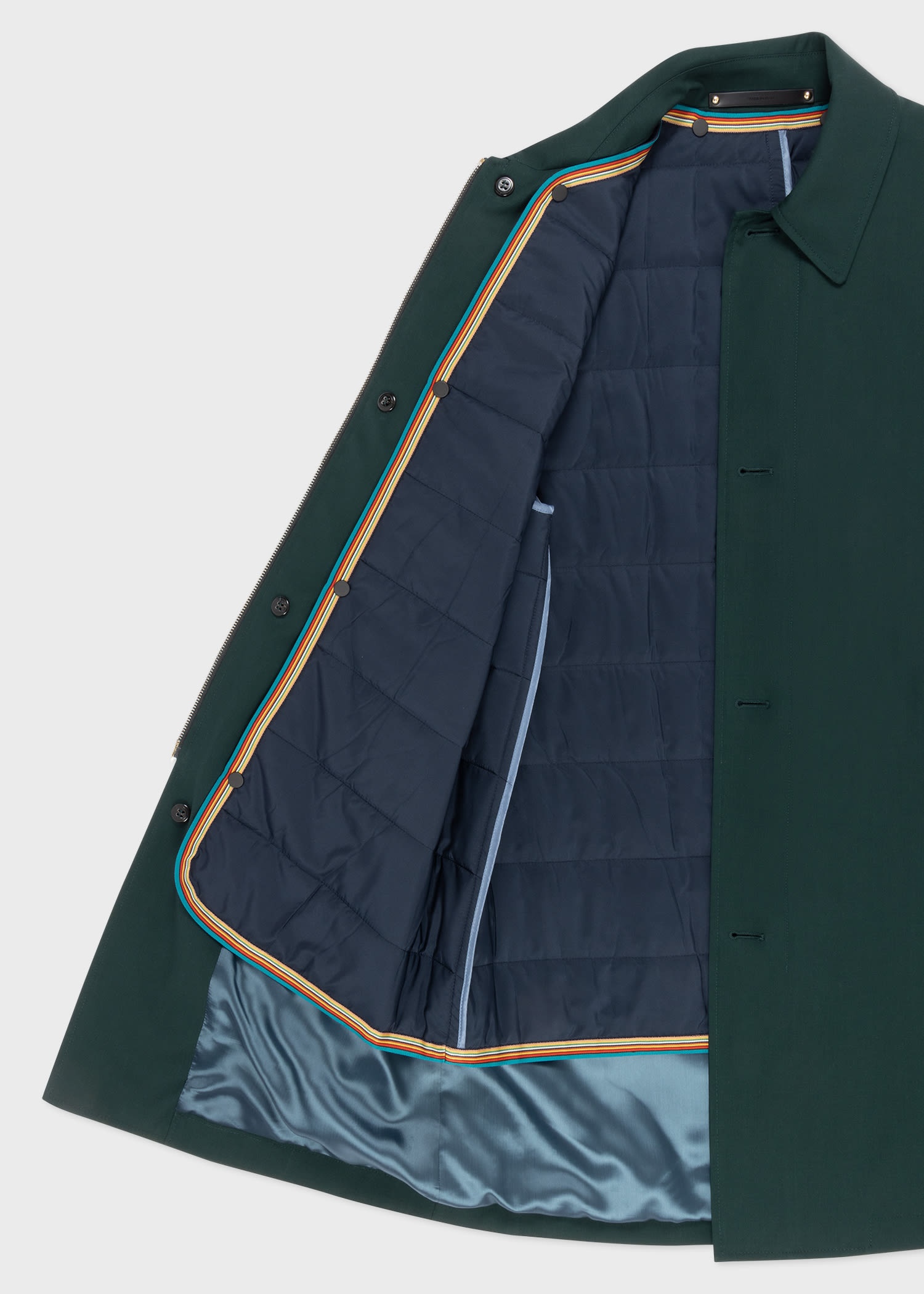 'Storm System' Wool Mac With Detachable Gilet - 4