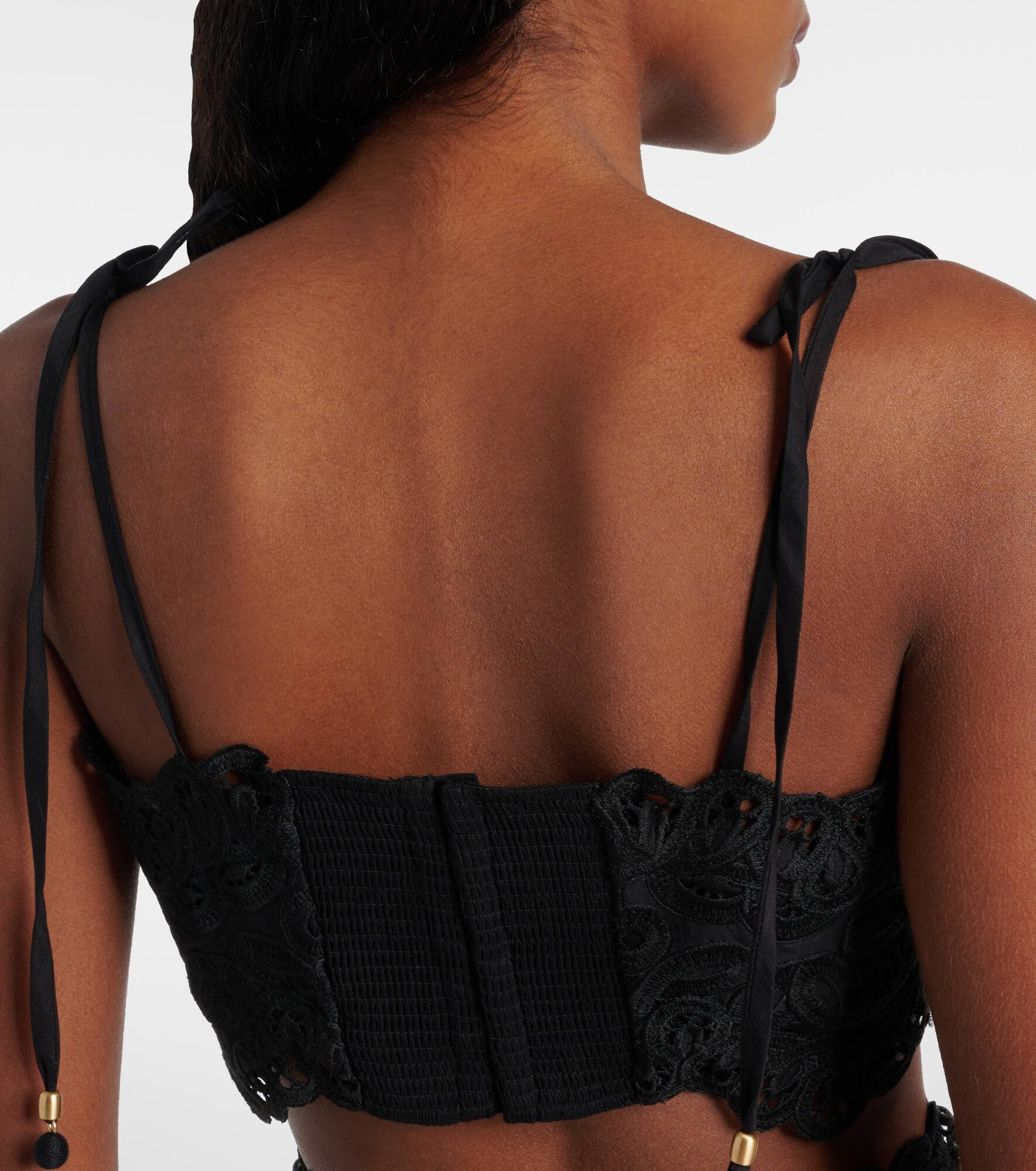 Rhiannon embroidered cotton top - 5