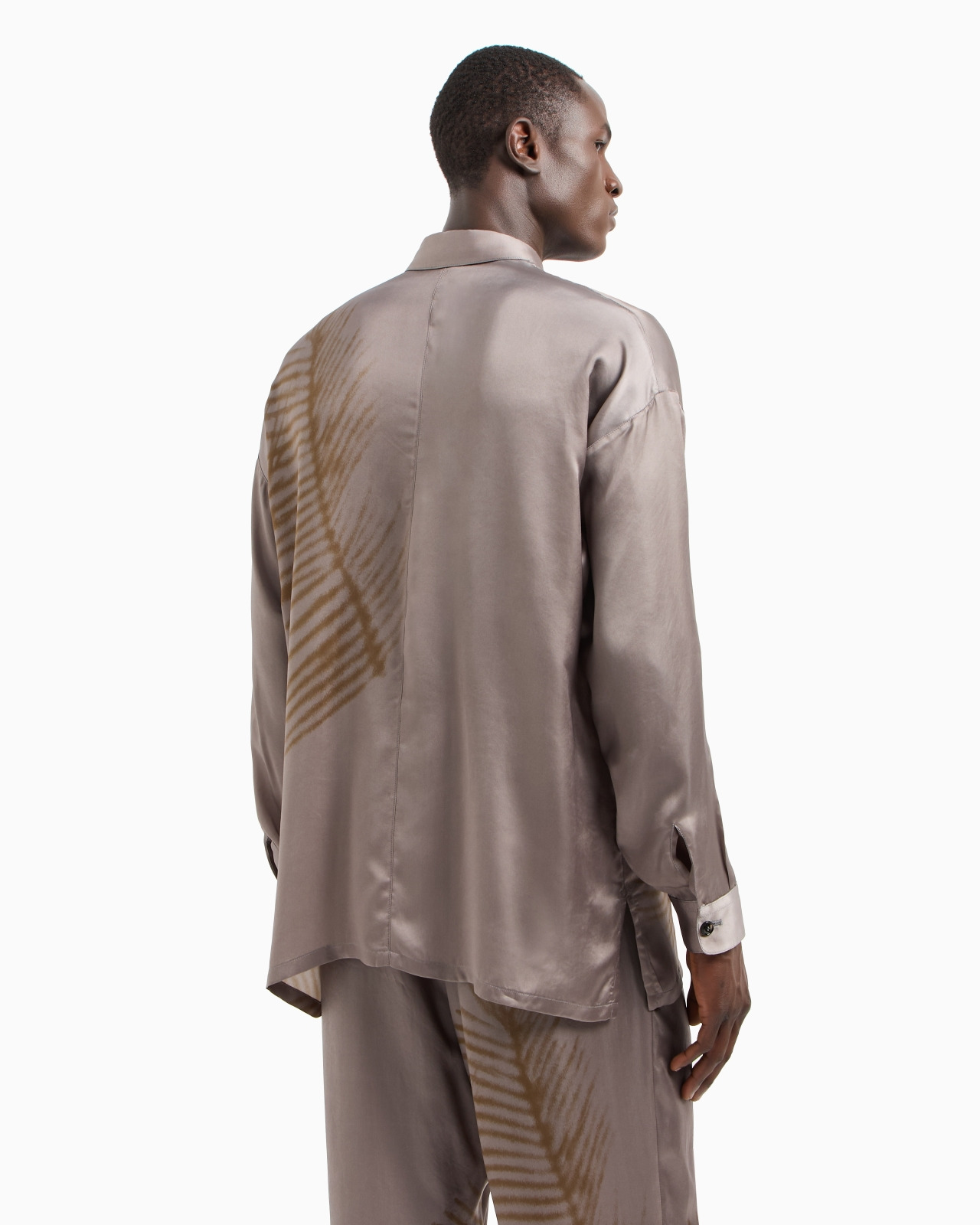PRINTED CUPRO SHIRT JACKET - 3