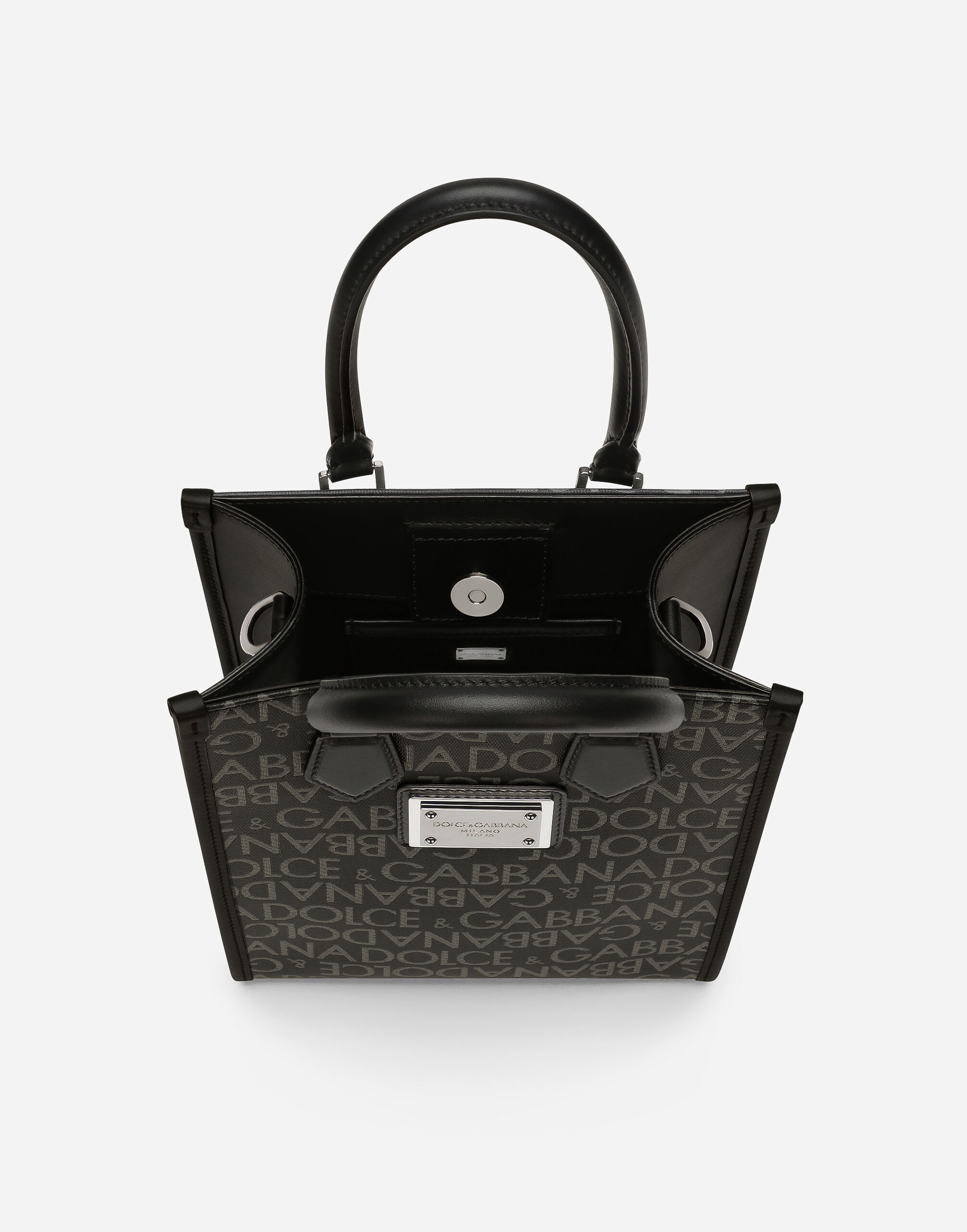 Small coated jacquard bag - 5