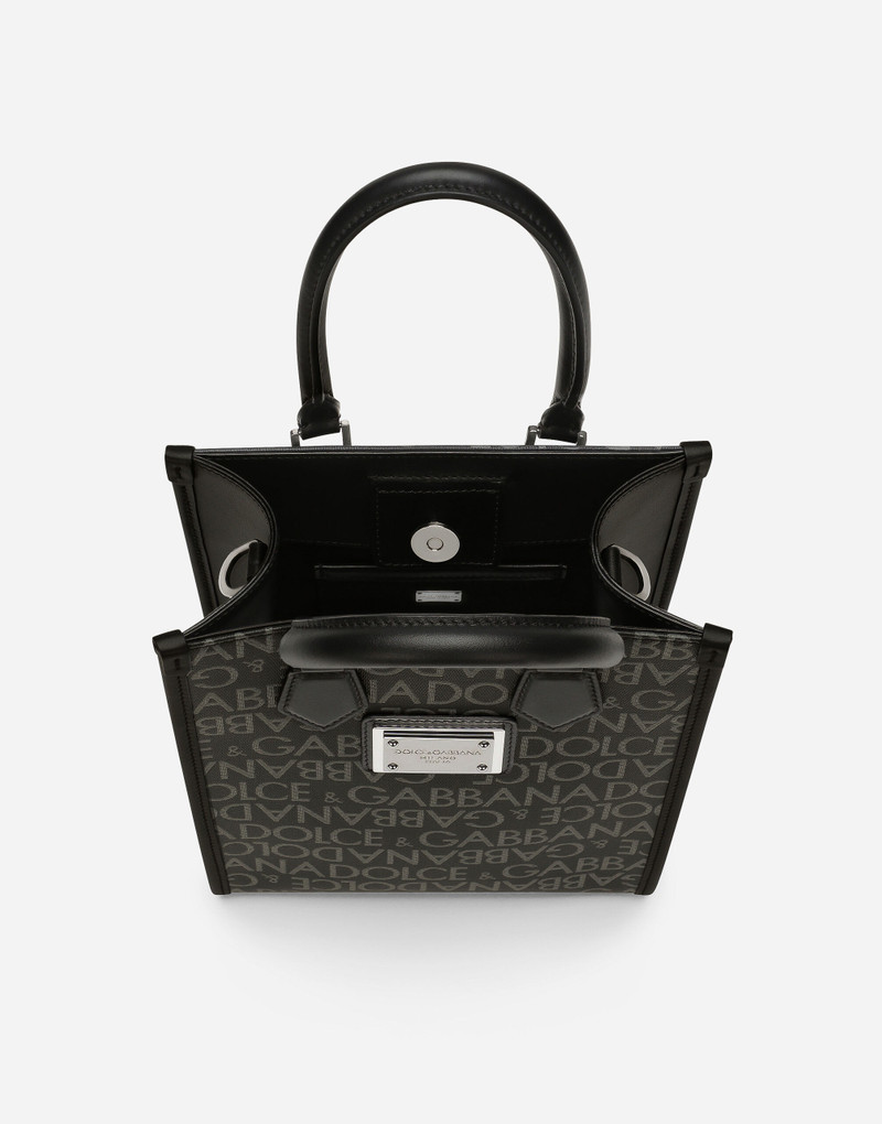 Small coated jacquard bag 5