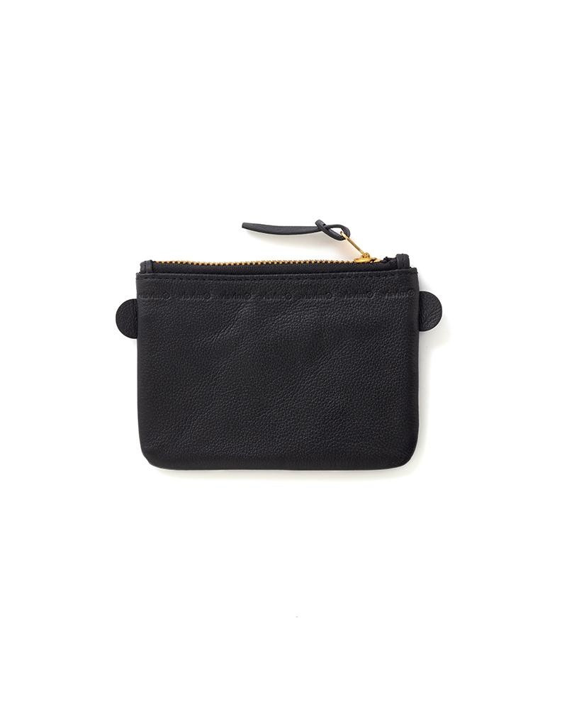 visvim LEATHER ESSENTIALS CASE (KNGR) BLACK outlook