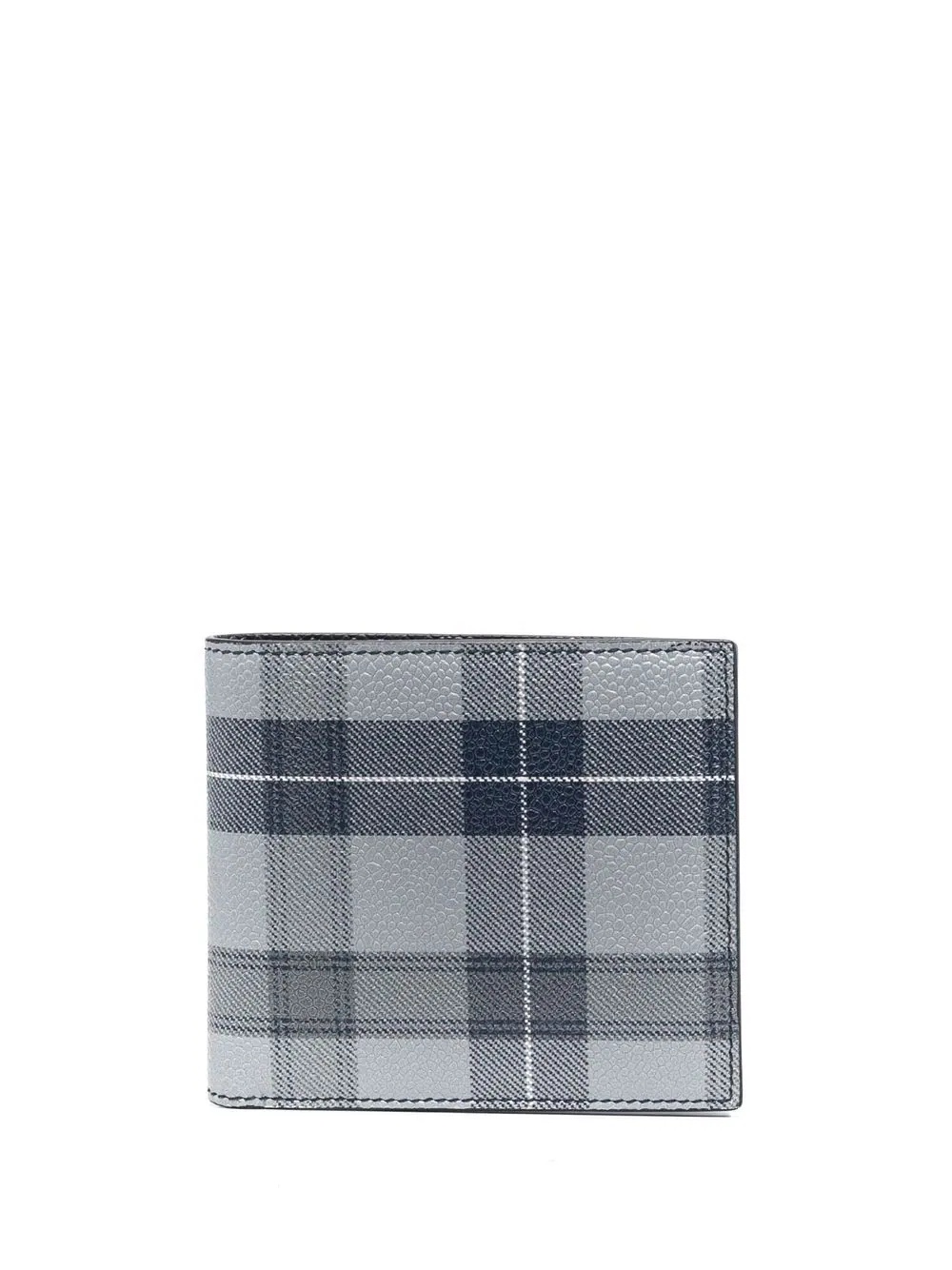 tartan check print wallet - 1