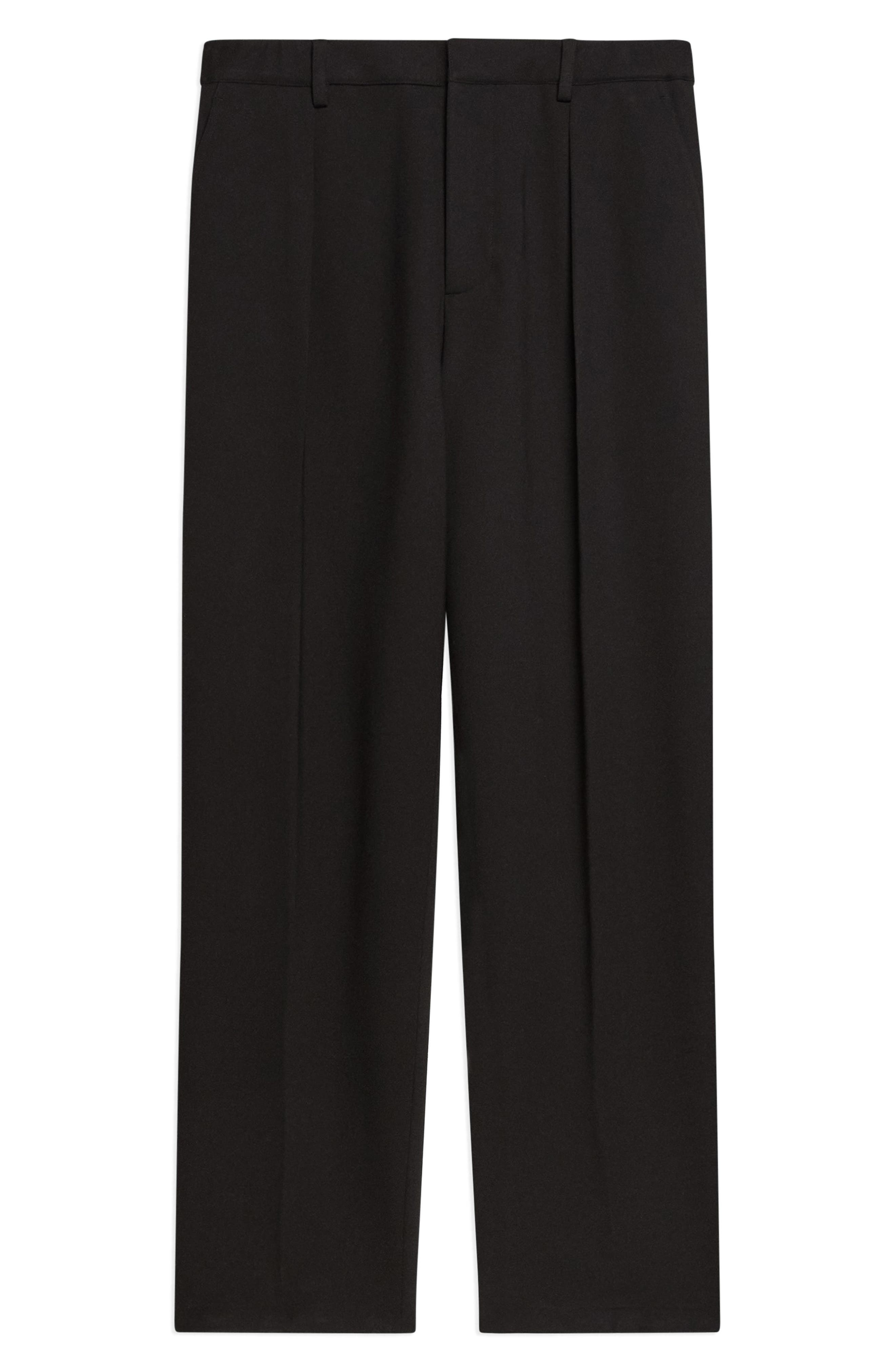 Helmut Lang Zoot Pleat Front Modern Pants in Black at Nordstrom - 5