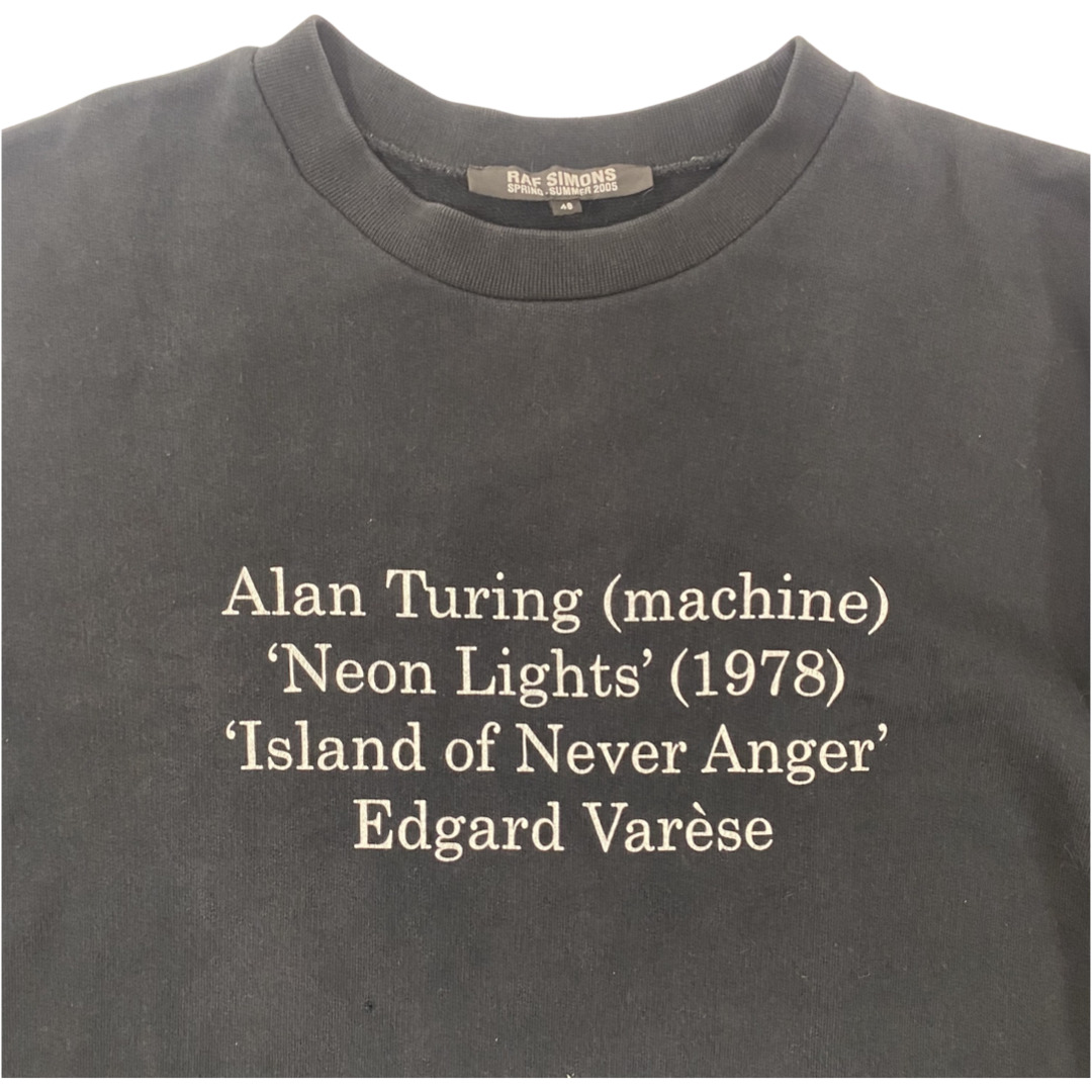 Raf Simons “Alan Turing…” Crewneck AW05-06 “History of the World” Sz 48 - 2