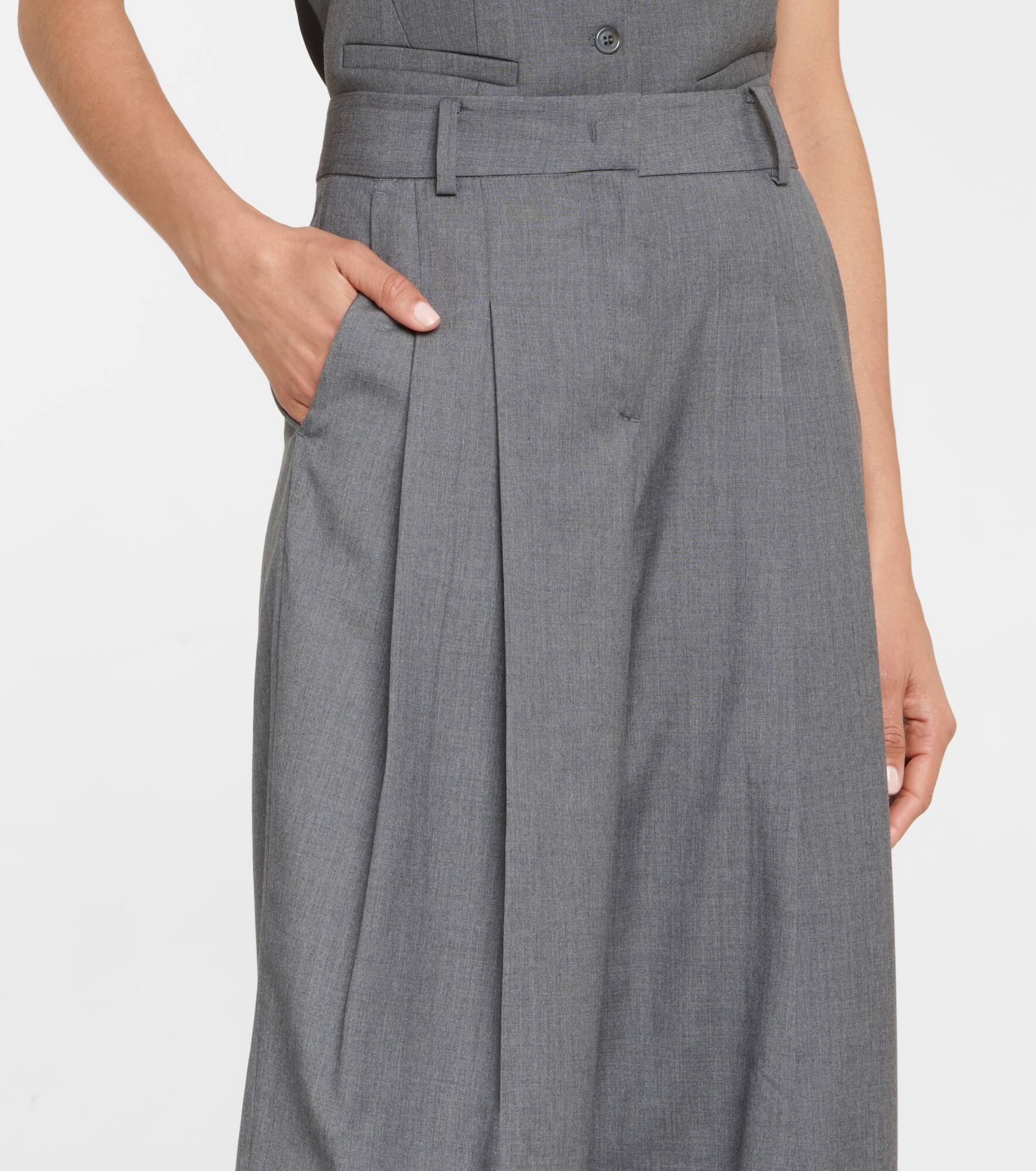 Gelso high-rise wide-leg pants - 4