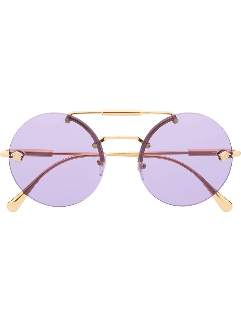 Medusa Glam round-frame sunglasses - 1