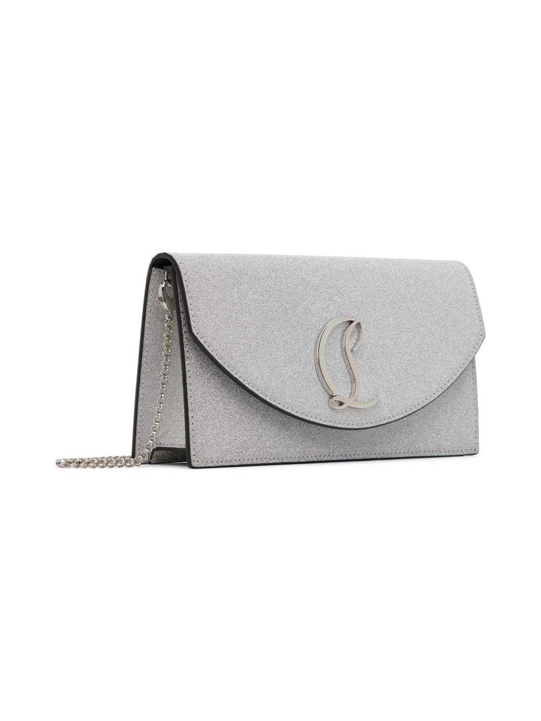 Silver Loubi54 Clutch - 2